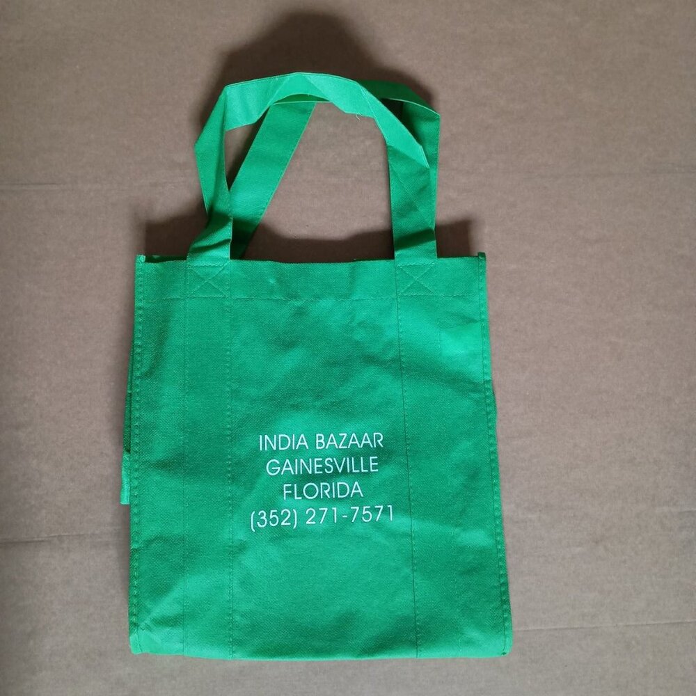 India Bazaar eco friendly reusable grocery shopping tote bag